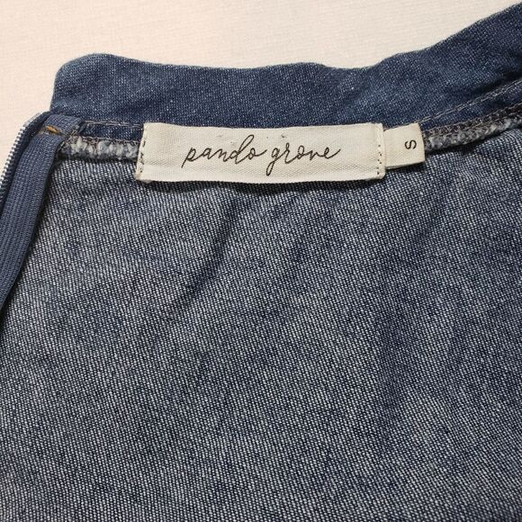 Pando Grove 3/4 Sleeve Denim Dress SMALL - Picture 12 of 15